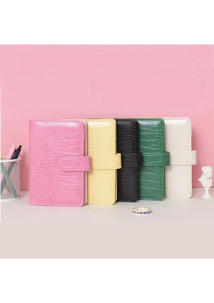 Checker Beyaz A5 A6A5 Gevşek Yaprak Defter Kapağı Kırtasiye Hediye El Defter Dizüstü Planlayıcısı Pu Deri Kılıf Noteook A5 Bağlayıcı Dergisi Bağlayıcı (Yurt Dışından) modelleri