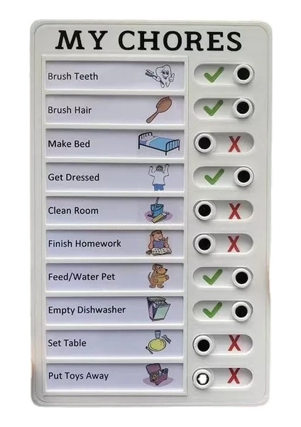 B Öz Disiplin Kontrol Listesi Yapışkan Notlar Günlük Haftalık Aylık Planlayıcı Not Defteri Kawaii Kırtasiye Not Defteri Ofis Okul Malzemeleri (Yurt Dışından)
