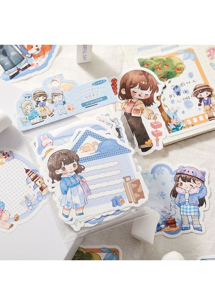 B Mohamm 30 Adet Güzel Karikatür Not Defteri Notlar Hatırlatmalar Için Yaratıcı Scrapbooks Sahne Kolaj Sevimli Okul Malzemeleri (Yurt Dışından)