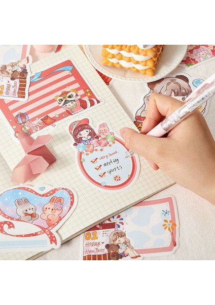 B Mohamm 30 Adet Güzel Karikatür Not Defteri Notlar Hatırlatmalar Için Yaratıcı Scrapbooks Sahne Kolaj Sevimli Okul Malzemeleri (Yurt Dışından)