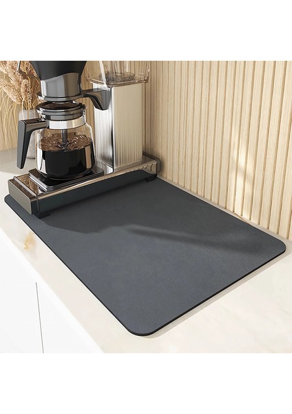 Mavi 60X50 cm Süper Emici Kaymaz Kahve Tabağı Büyük Mutfak Emici Drenaj Mat Kurutma Mat Hızlı Kuru Banyo Drenaj Pedi (Yurt Dışından) fiyatları