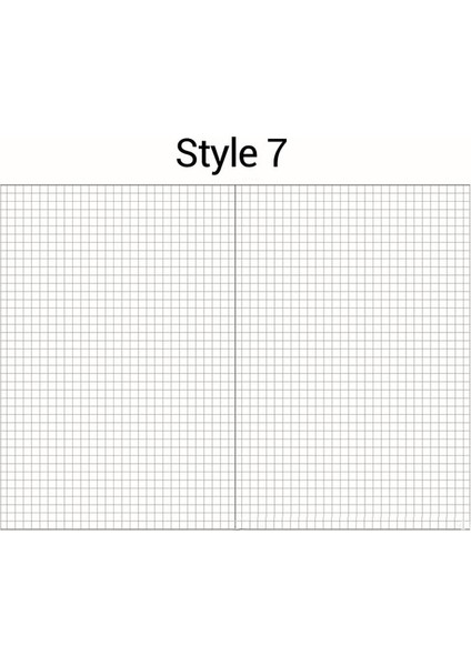 Style7 A6 A5 A6 Gevşek Yaprak Defter Dolum Spiral Ciltleyici Iç Sayfa Günlüğü Haftalık Aylık Planlayıcı Yapılacaklar Listesi Çizgi Nokta Izgara Iç Kağıt (Yurt Dışından)