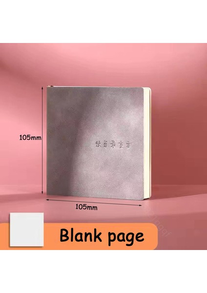 Gri Boş Kare Defter ve Günlük Mini Not Defteri Günlüğü Gündem Planlayıcısı Okula Dönüş Ofis Malzemeleri Için Çizgili/ızgara/boş Yazma Kağıdı (Yurt Dışından)