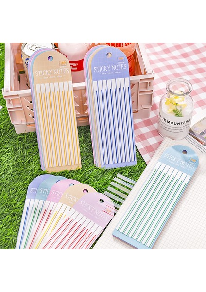 E Not Defteri Pet Altı Çizili Şerit Yapışkan Not Şeffaflık Çıkartması Scrapbooking Kawaii Not Defteri Günlüğü Kırtasiye Okul Malzemeleri (Yurt Dışından) fiyatları