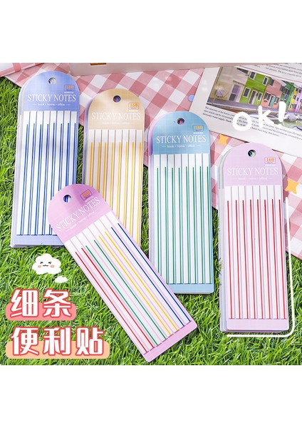 E Not Defteri Pet Altı Çizili Şerit Yapışkan Not Şeffaflık Çıkartması Scrapbooking Kawaii Not Defteri Günlüğü Kırtasiye Okul Malzemeleri (Yurt Dışından) indirimleri