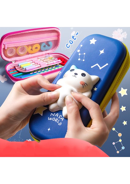 Normal Model Kedi Kalem Kutusu Okul Malzemeleri Kalem Kutusu Kalemlik 3D Kalem Kutusu Trousse Estuches Escolares Kawaii Kırtasiye Kalem Kutusu (Yurt Dışından) fiyatları