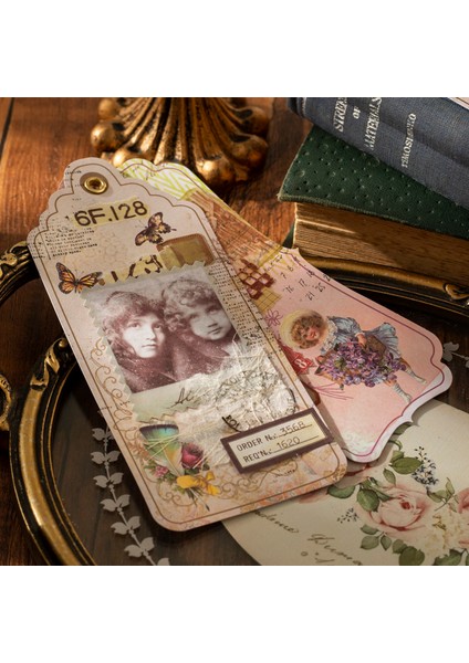 D-Butterfly Messenger Paket Başına 20 Sayfa Şekilli Yer Imi Kolaj Kartı Melek Mektubu El Kitabı Dekoratif Kolaj Malzemesi Karalama Defteri Çiçekler Malzemeleri (Yurt Dışından) indirimleri