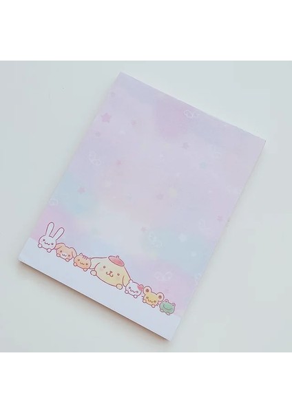 D 50 Yaprak/paket Sevimli Anime Bloknot Mesaj Notları Dekoratif Not Defteri Not Kontrol Listesi Notu Kawaii Kırtasiye Ofis Malzemeleri (Yurt Dışından)