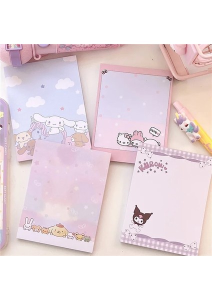 D 50 Yaprak/paket Sevimli Anime Bloknot Mesaj Notları Dekoratif Not Defteri Not Kontrol Listesi Notu Kawaii Kırtasiye Ofis Malzemeleri (Yurt Dışından) modelleri