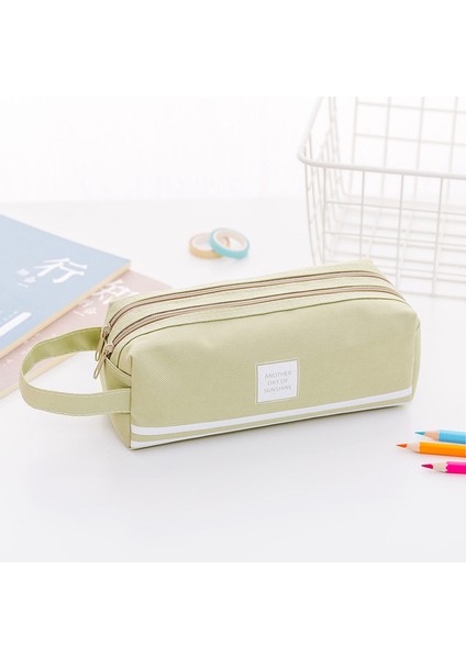 Stil 8 Kawaii Kalem Kutusu Çift Fermuarlı Kalem Çantaları Büyük Kapasiteli Okul Malzemeleri Taşınabilir Trousse Kırtasiye Sevimli Okul Kalem Kutuları (Yurt Dışından)