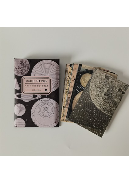 Stil 3 60 Adet Vintage Gezegen Ay Malzeme Kağıt Paketi Dekoratif Kırtasiye Scrapbooking Günlüğü Albümü Etikel Önemsiz Dergisi Planlayıcısı (Yurt Dışından) fiyatları