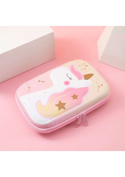 Kawaii Kalem Kutusu Unicorn Kalem Kutusu Kawaii Kalem Kutusu Büyük Kırtasiye 3D Kalem Kutusu Çocuklar Için Ofis Trousse Scolaire Sevimli Okul Kalem Kutuları (Yurt Dışından)