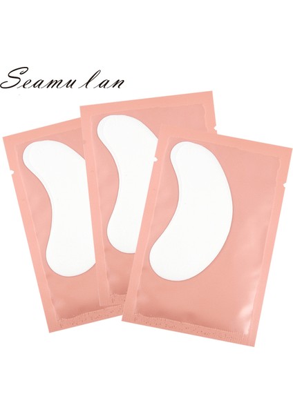 Pembe-50 Pcs Kirpik Uzatma Göz Yamaları 50 Çift/grup Makyaj Jel Pedi Kirpik Göz Pedleri Altında Kirpik Yamaları Çıkartma Pedleri Uzatma Için (Yurt Dışından) fiyatları