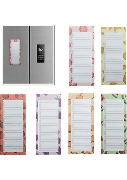 Muz 50 Yaprak Manyetik Not Defteri Çıkarılabilir Yapışkan Planlayıcısı Bloknot Buzdolabı Meyve Baskılı Desen Plan Kitabı Yapılacaklar Listesi Kırtasiye (Yurt Dışından) modelleri