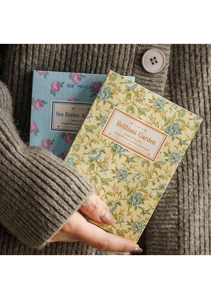 D-Brilliant Garden 100 Yaprak Malzeme Kağıt Kitap Bitkiler Gül Destek El Yazısı Dekoratif Çerçeve Arka Plan Notları Not Yeni 140*100 mm (Yurt Dışından) fırsatları