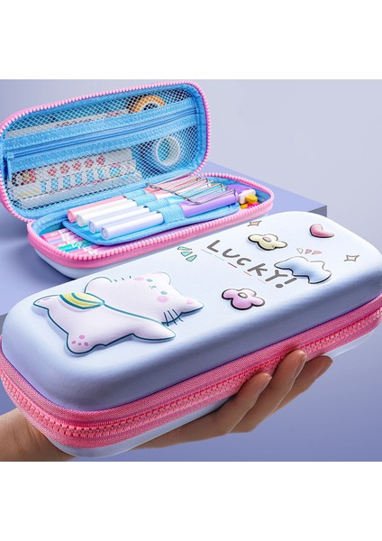 Normal Model Kedi Kalem Kutusu Kawaii Kırtasiye Kalem Kutusu Estuches Escolar 3D Sevimli Kalem Kutusu Kalem Kutusu Kalemlik Okul Malzemeleri Kalem Kutusu (Yurt Dışından)