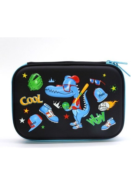Siyah Timsah Kalem Kutusu Eva Estojo Escolar Grande Unicorn Kalem Kutusu Kalem Kutusu Shark Estuches Para El Colegio Kalem Kutusu Okul Etui Pensil (Yurt Dışından)