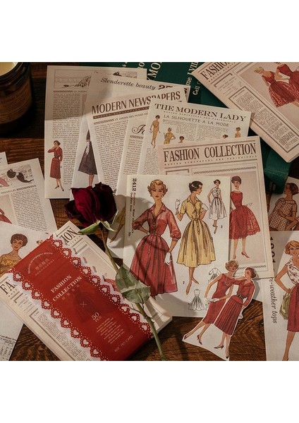 Stil 3 50 Adet Modern Kız Dergisi Dergisi Malzeme Kağıt Önemsiz Dergisi Planlayıcısı Scrapbooking Vintage Dekoratif Diy Zanaat Arka Plan Kağıdı (Yurt Dışından) fırsatları