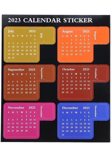 Takvim Etiketi A7 A5/a6/a7 Kağıt Doldurma Gündem Planlayıcıları Günlüğü Aylık Haftalık 45 Dosya Kağıdı Altı Delikli Zarf Fermuarlı Kese Ofis Okul Kırtasiye (Yurt Dışından)