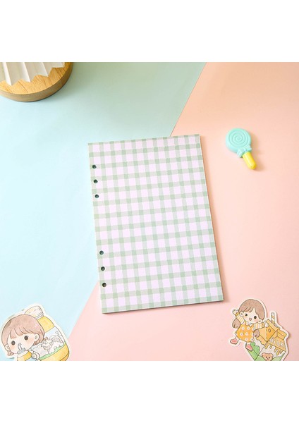 Yeşil A5 A5 A6 A7 Siyah Zanaat Beyaz Gevşek Yaprak Defter Dolum Spiral Ciltleyici Iç Sayfa Çizgi Nokta Izgara Iç Kağıt Kırtasiye (Yurt Dışından)