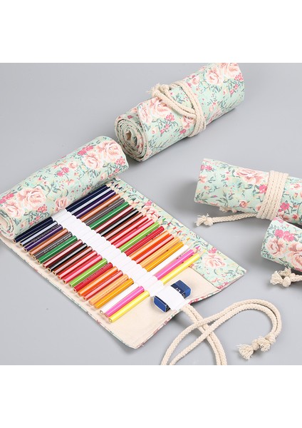 12 Delik 12/24/36/48/72 Delikli Rulo Kalem Çantası Renkli Okul Kalem Kutusu Tuval Kalem Çantası Öğrenciler Için Taşınabilir Kırtasiye Depolama Malzemeleri (Yurt Dışından) fiyatları