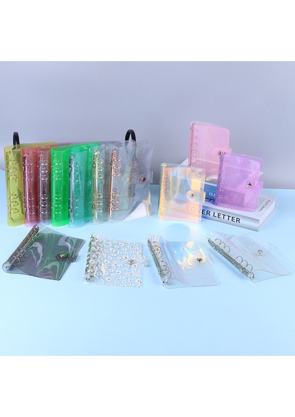 Mavi A7 A7/a6/a5 Gül Altın Mor Mavi Işıltılı Bling Binder Defter Kapağı Günlüğü Gündem Planlayıcısı Kağıt Kapağı Okul Kırtasiye (Yurt Dışından) fırsatları