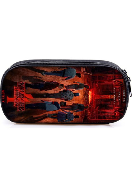 17 Anime Stranger Şeyler Kalem Çantaları Öğrenciler Kırtasiye Tedarik Kalem Kalem Tutucu Karikatür Çanta Hediye Kozmetik Durumda Çanta (Yurt Dışından) fiyatları