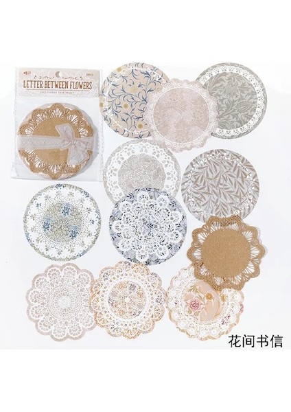 Stil 5 30 Adet Dantel Içi Boş Çerçeve Çiçek Malzeme Kağıt Önemsiz Dergisi Planlayıcısı Scrapbooking Vintage Dekoratif Dıy Zanaat Fotoğraf Albümleri (Yurt Dışından)