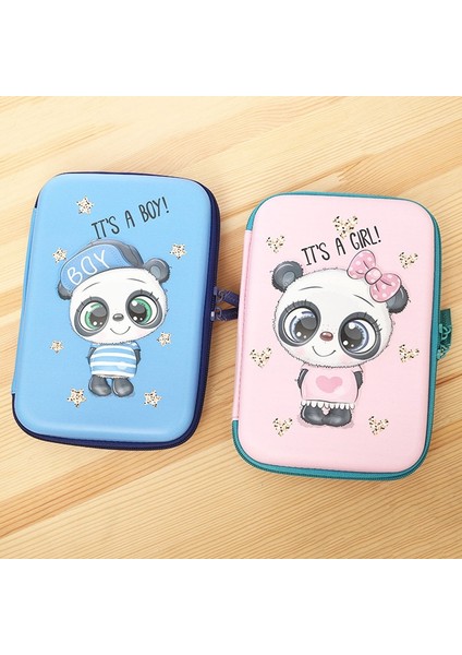 D Panda Kalem Kutusu Kawaii Kalem Kutuları Okul Malzemeleri Kalem Kutusu Kırtasiye 3D Su Geçirmez Kalem Kutusu Büyük Kapasiteli Kalem Kutusu (Yurt Dışından)