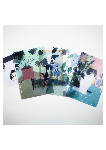 Dizin Sayfası A5 2023 45 Yaprak Kawaii A5 A6 Gevşek Yaprak Defter Kağıdı Dolum Spiral Ciltleme Dizini Iç Sayfalar Aylık Haftalık Günlük Planlayıcı Gündem (Yurt Dışından)