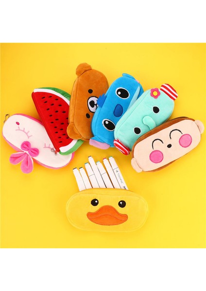 C Kawaii Hayvan Kalem Kutusu Karikatür Peluş Totoro Ayı Kalem Çantası Kutusu Çocuklar Için Hediye Kozmetik Kırtasiye Kese Okul Malzemeleri 04819 (Yurt Dışından) fırsatları