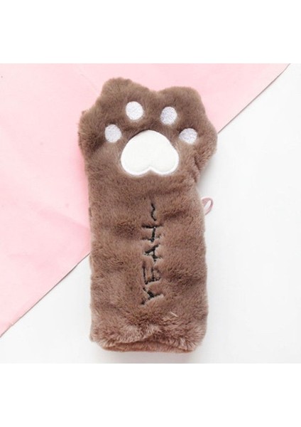 KAHVE-13X23CM Boba Milktea Kalem Kalem Teleskopik Tutucu Kırtasiye Çantası, Kawaii Gülümseme Yüzlü Stand-Up Trafo Çantası Siyah Nokta Organizatör (Yurt Dışından)