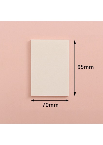 7x9.5 cm Beyaz Su Geçirmez Pet Şeffaf Yapışkan Notlar Not Defteri 50 Sayfa Çıkartmalar Günlük Yapılacaklar Listesi Not Kağıdı Öğrenci Ofis Kırtasiye Için (Yurt Dışından)