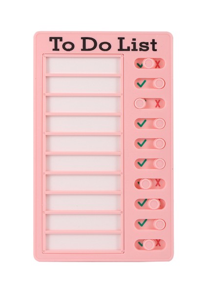 Yapılacaklar Listesi Pk Duvara Asma Kontrol Listesi Karavan Işleri Öz Disiplin Yapılacaklar Listesindeki Yumruktaki Saat Karavan Buzdolabı Not Notu Mesaj Panosu (Yurt Dışından)