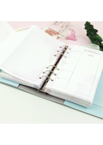 3 Katlı Fan Aylık A7-80X120MM Mypretties Fantasy Aylık Planlayıcı Yedekler A5 A6 6 Delikli Bağlayıcı Organizatör Defter Kağıtları Için Üç Katlı Dolgu Kağıtları N.709 (Yurt Dışından) modelleri