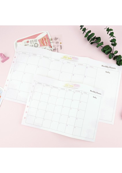 3 Katlı Fan Aylık A7-80X120MM Mypretties Fantasy Aylık Planlayıcı Yedekler A5 A6 6 Delikli Bağlayıcı Organizatör Defter Kağıtları Için Üç Katlı Dolgu Kağıtları N.709 (Yurt Dışından) fırsatları