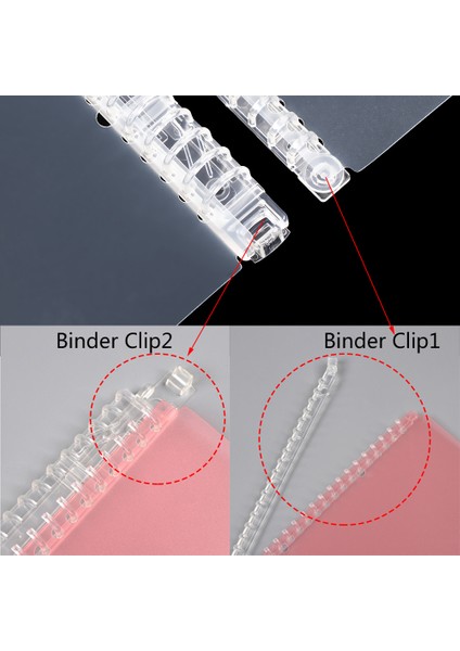 B5 Bağlayıcı Klip1 A5/b5 20/26 Delik Not Defteri Gevşek Yaprak Kapak Plastik Doldurulabilir Dizüstü Sayfalama Ayırıcı Dosya Klasörü Halka Bağlayıcı Kırtasiye Aracı (Yurt Dışından) indirimleri