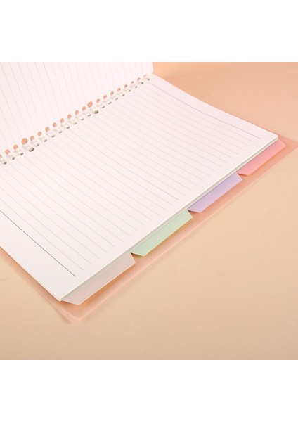B5-26 Delikli Stil 2 4 Sekme A4 A5 B5 Plastik Bağlayıcı Indeks Bölücüler Bağlayıcı Sayfası Defter Klasörleri Için Çok Renkli Dizin Sekmeleri Sekmeli Sayfa Koruyucuları (Yurt Dışından)