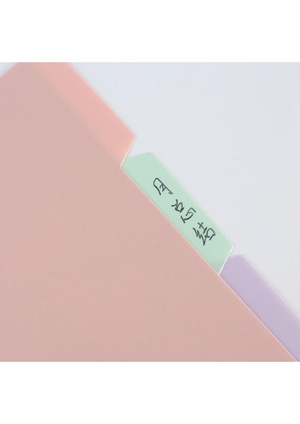 B5-26 Delikli Stil 2 4 Sekme A4 A5 B5 Plastik Bağlayıcı Indeks Bölücüler Bağlayıcı Sayfası Defter Klasörleri Için Çok Renkli Dizin Sekmeleri Sekmeli Sayfa Koruyucuları (Yurt Dışından)