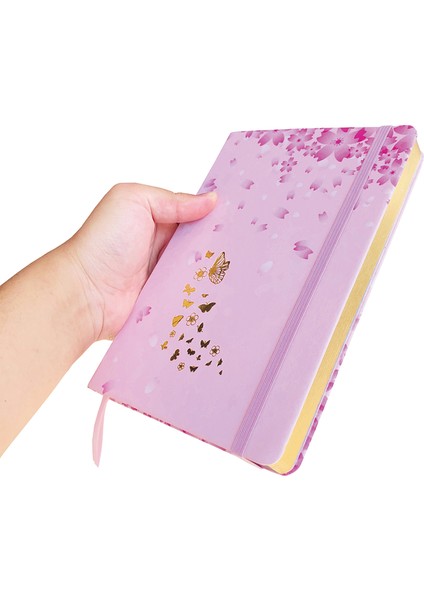 Sakura Limited 160GSM Bambu Kağıt Sakura A5 Mermi Nokta Izgara Dergisi Noktalı Defter Altın Kenar 160GSM Bambu Kağıt 5*5mm Nokta Izgara 160 Sayfa (Yurt Dışından)