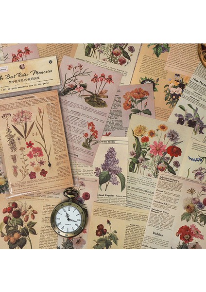 Stil 2 Yeni Perakende Retro Geçmiş Olaylar Rüyalar Bloknot Diy Malzeme Kağıt Not Defteri Dergisi Scrapbooking (Yurt Dışından)
