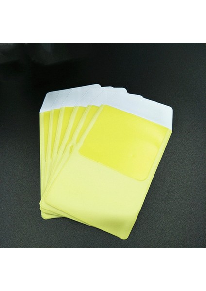 Sarı 6 Adet/takım 2023 Renkli Pvc Cep Koruyucu Sızdırmaz Kalem Kılıfı Doktorlar Hemşireler Çanta Kalem Ofis Hastane Malzemeleri (Yurt Dışından)