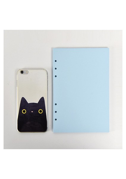 Mavi Boş A6 A6/a5 Gül Altın Mor Mavi Işıltılı Bling Binder Defter Kapağı Günlüğü Gündem Planlayıcısı Kağıt Kapağı Okul Kırtasiye (Yurt Dışından)