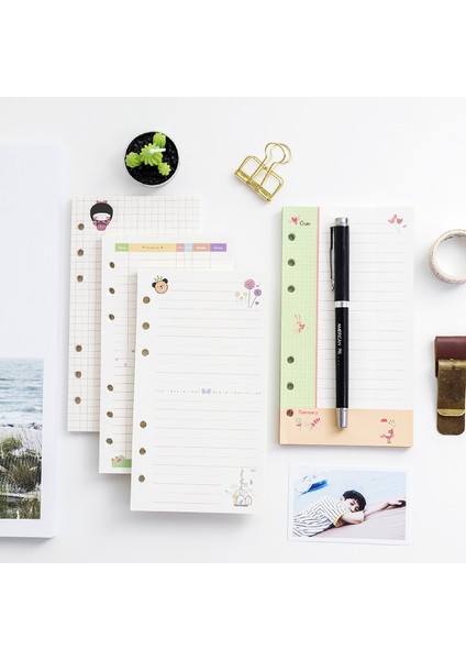 Yapılacaklar Listesi 6 Delikli Renkli A6 Gevşek Yaprak Defter Dolum Spiral Ciltleyici Iç Sayfa Haftalık Aylık Yapılacaklar Çizgisi Nokta Izgara Içi Kağıt Kırtasiye (Yurt Dışından) modelleri