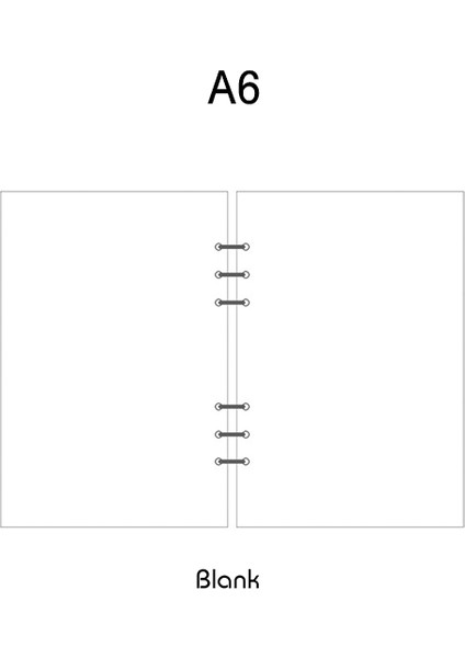 A6-Boş Pp A5 A6 A7 Spiral Defter Kapağı Şeffaf Mat Bağlayıcı Kapak Günlüğü Planlayıcısı Kağıt Öğrencileri Kitap Defterleri Kapak 45 Sayfa (Yurt Dışından)