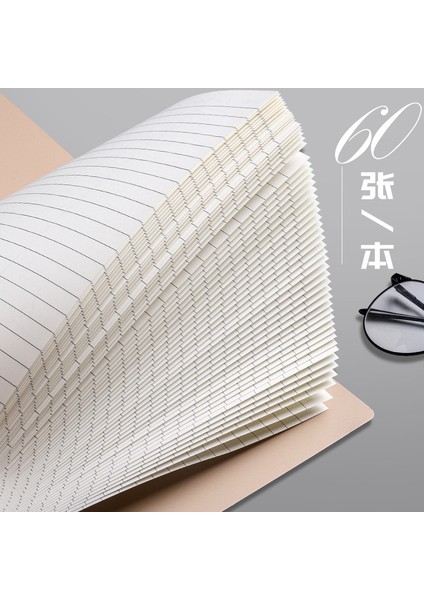 Cornell-Izgara A4 60 Yaprak Gevşek Yaprak Defter Dolum Spiral Ciltleyici 26 Delik Günlük Planlayıcı A4 A5 B5 Izgara Cornell Hattı Iç Çekirdek Kağıt Kırtasiye (Yurt Dışından)