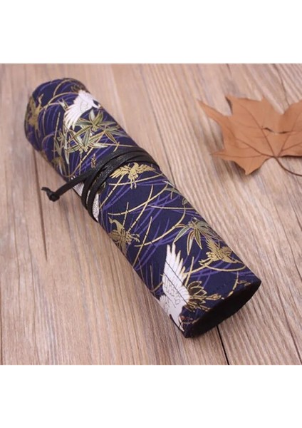 10 Delik Blackdragon Oryantal Janpan Çin Tarzı Kalem Sarma Kılıfı Pamuk Roll Up Kalem Organizatör Seyahat Kalem Kılıfı Sanatçılar Için Öğrenci (Yurt Dışından) modelleri