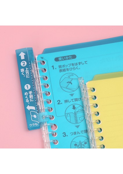 A5 20 Sayfa Sg Japonya Kokuyo Kırtasiye Gevşek Kitap Katlanabilir Iki Çekirdekli Ultra-Ince Bağlayıcı B5/26 Delikli Bağlayıcı Not Defteri A5/20 Delik (Yurt Dışından) indirimleri