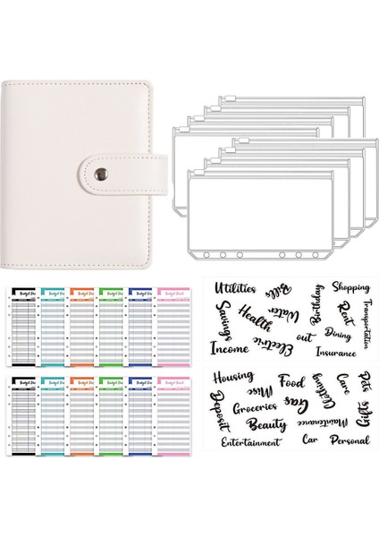 Mor A7 A7 Pu Deri Defter Bağlayıcı Bütçe Planlayıcısı Organizatör Bağlayıcı Kapağı 8 Bağlayıcı Cepler ve 12 Adet Gider Bütçe Sayfaları (Yurt Dışından) indirimleri