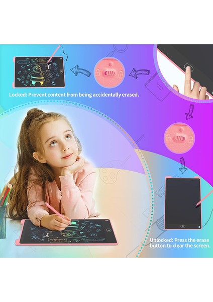 Kırmızı 12IN Tek 8.5/12 Inç Yazı Tahtası Çizim Tableti LCD Ekran Yazma Dijital Grafik Tabletler Elektronik El Yazısı Ped Oyuncaklar Hediyeler Çocuk (Yurt Dışından) fiyatları